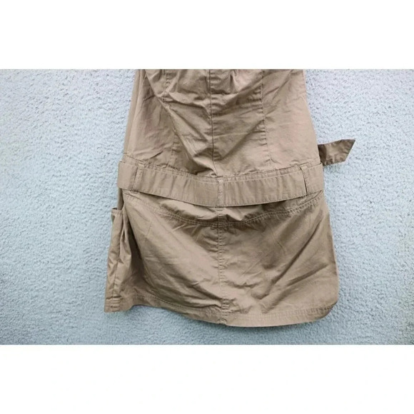 Guess Brown Cotton Dress-Modele Style-Halter-Mini-Size Large-Jrs. - Picture 9 of 11